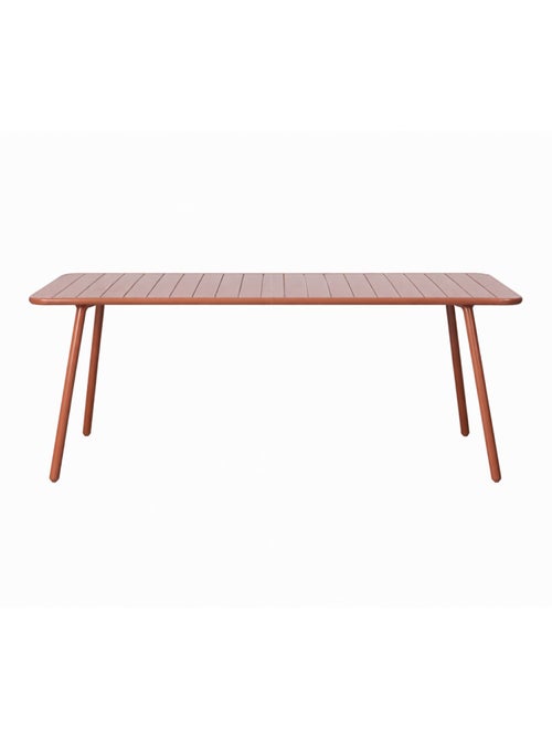BERGAME Table de jardin 8-10 places 200cm terracotta - Kiabi