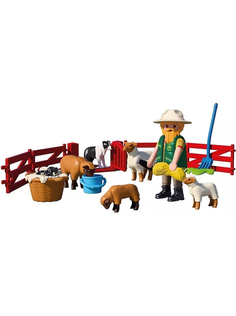 Berger avec enclos à moutons & chien Multicolore - Kiabi