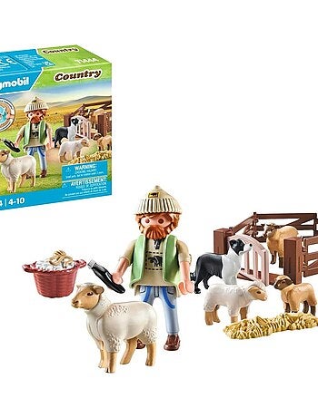 Berger avec moutons - Country