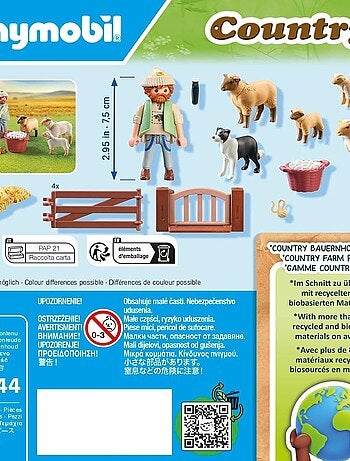 Berger avec moutons - Country
