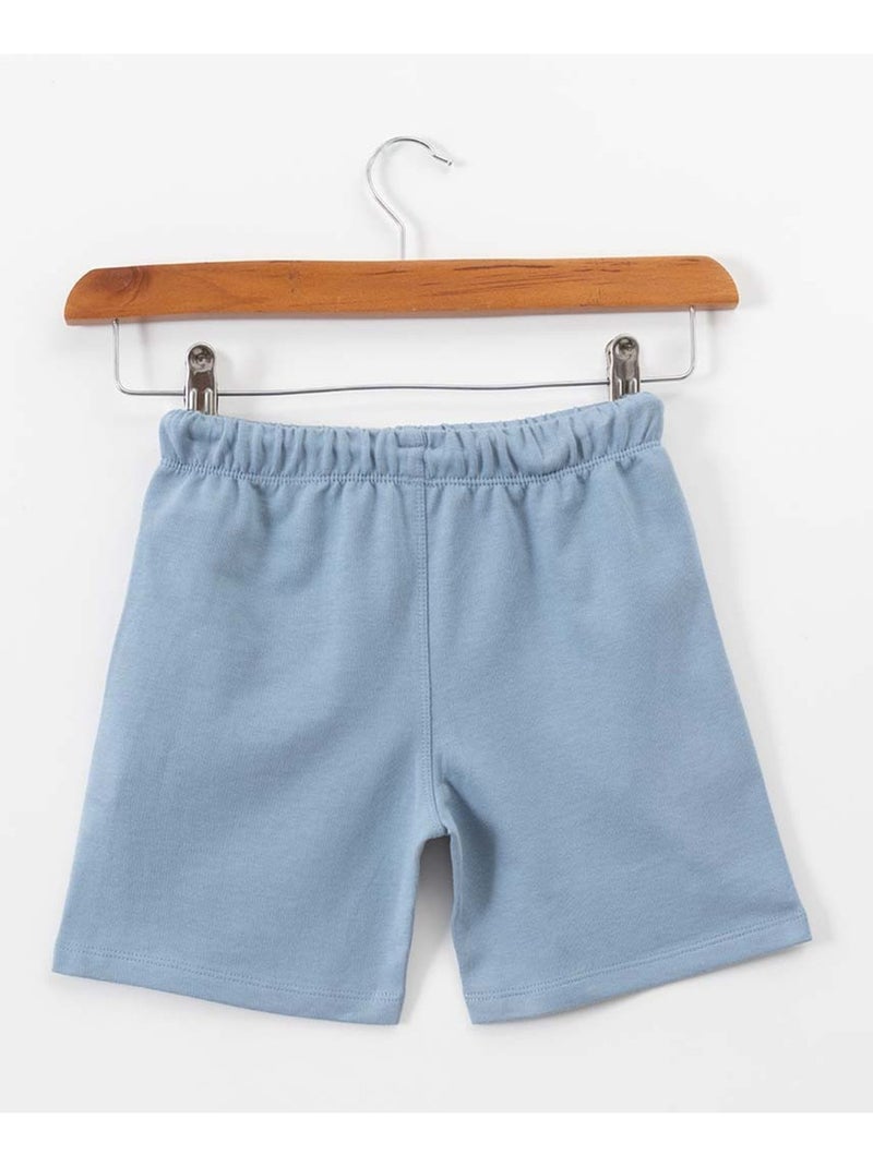 Bermuda 100% coton - Terre de Marins Bleu gris - Kiabi