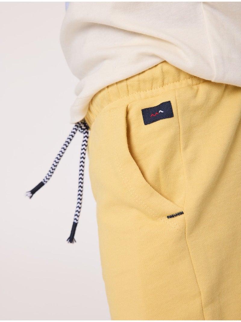 Bermuda 100% coton - Terre de Marins Jaune - Kiabi