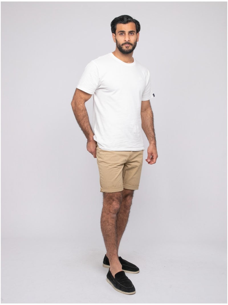 Bermuda 5 poches BAOS Beige - Kiabi