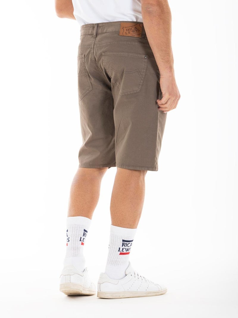 Bermuda 5 poches toile légère stretch CECIL 'Rica Lewis' Camel - Kiabi