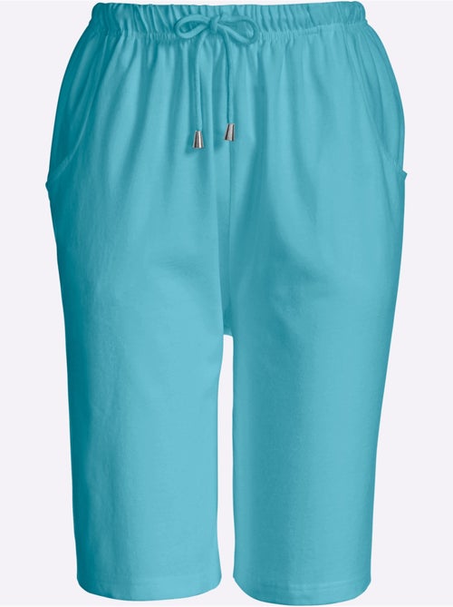 Bermuda à ceinture élastique avec cordon et deux poches - Taille standard - Moda Vilona - Kiabi Bermuda à ceinture élastique avec cordon et deux poches - Taille standard - Moda Vilona - Kiabi