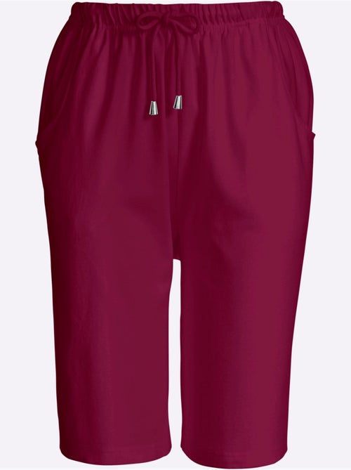 Bermuda à ceinture élastique avec deux poches et cordon - Taille standard - Moda Vilona - Kiabi Bermuda à ceinture élastique avec deux poches et cordon - Taille standard - Moda Vilona - Kiabi