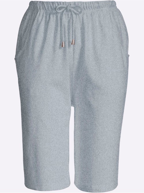 Bermuda à ceinture élastique et cordon avec deux poches - Taille standard - Moda Vilona - Kiabi Bermuda à ceinture élastique et cordon avec deux poches - Taille standard - Moda Vilona - Kiabi