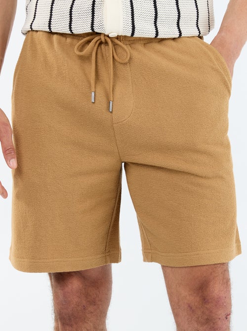 Bermuda à la taille élastiquée + cordons - Kiabi Bermuda à la taille élastiquée + cordons - Kiabi