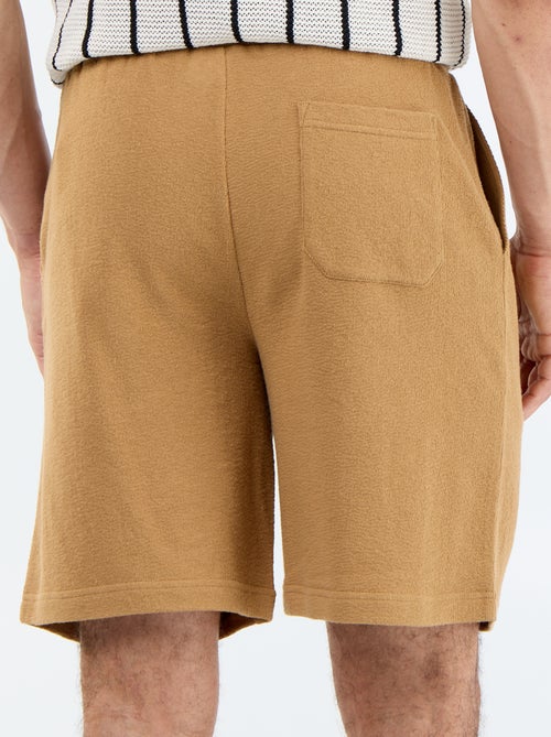 Bermuda à la taille élastiquée + cordons - Kiabi Bermuda à la taille élastiquée + cordons - Kiabi