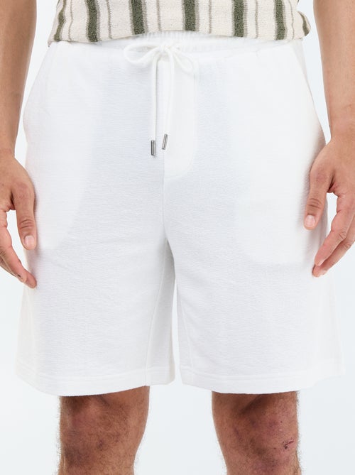 Bermuda à la taille élastiquée + cordons - Kiabi Bermuda à la taille élastiquée + cordons - Kiabi