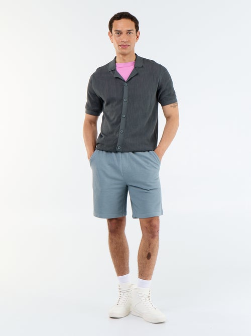 Bermuda à la taille élastiquée + cordons - Kiabi Bermuda à la taille élastiquée + cordons - Kiabi