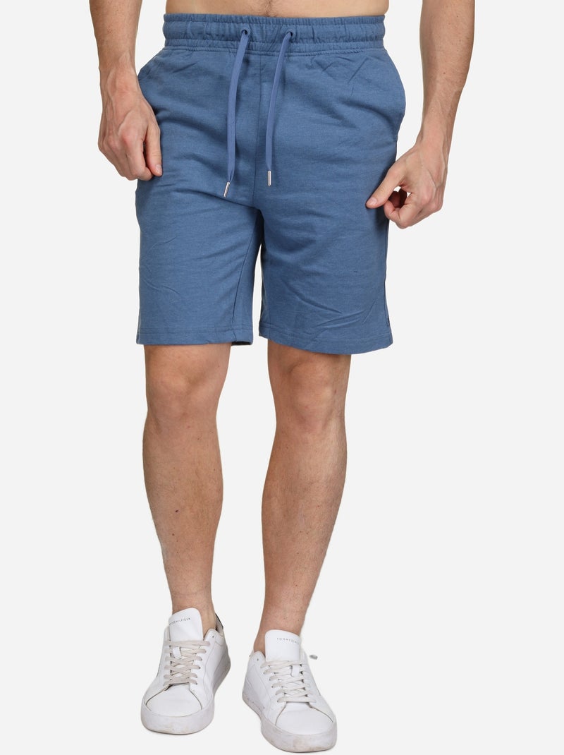 Bermuda a lacets Bleu - Kiabi