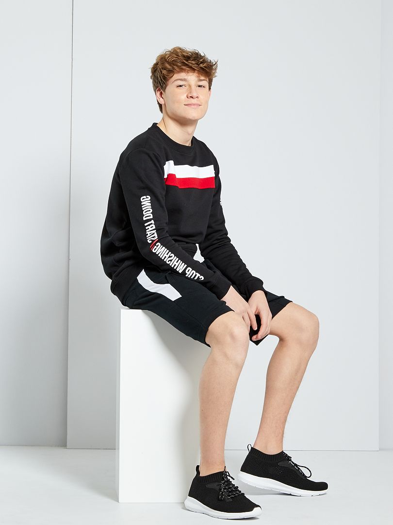 Bermuda PANZERI Rouge à Bandes Blanches - Taille XL - Neuf Avec Étiquettes - 100% Polyester