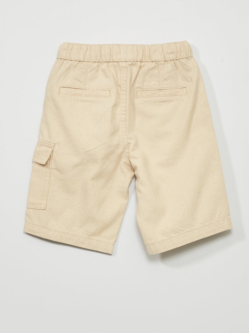CityComfort Bermuda Cargo Enfant Garçon - Short Avec Poches, 100% Coton - Tailles 4-14 Ans