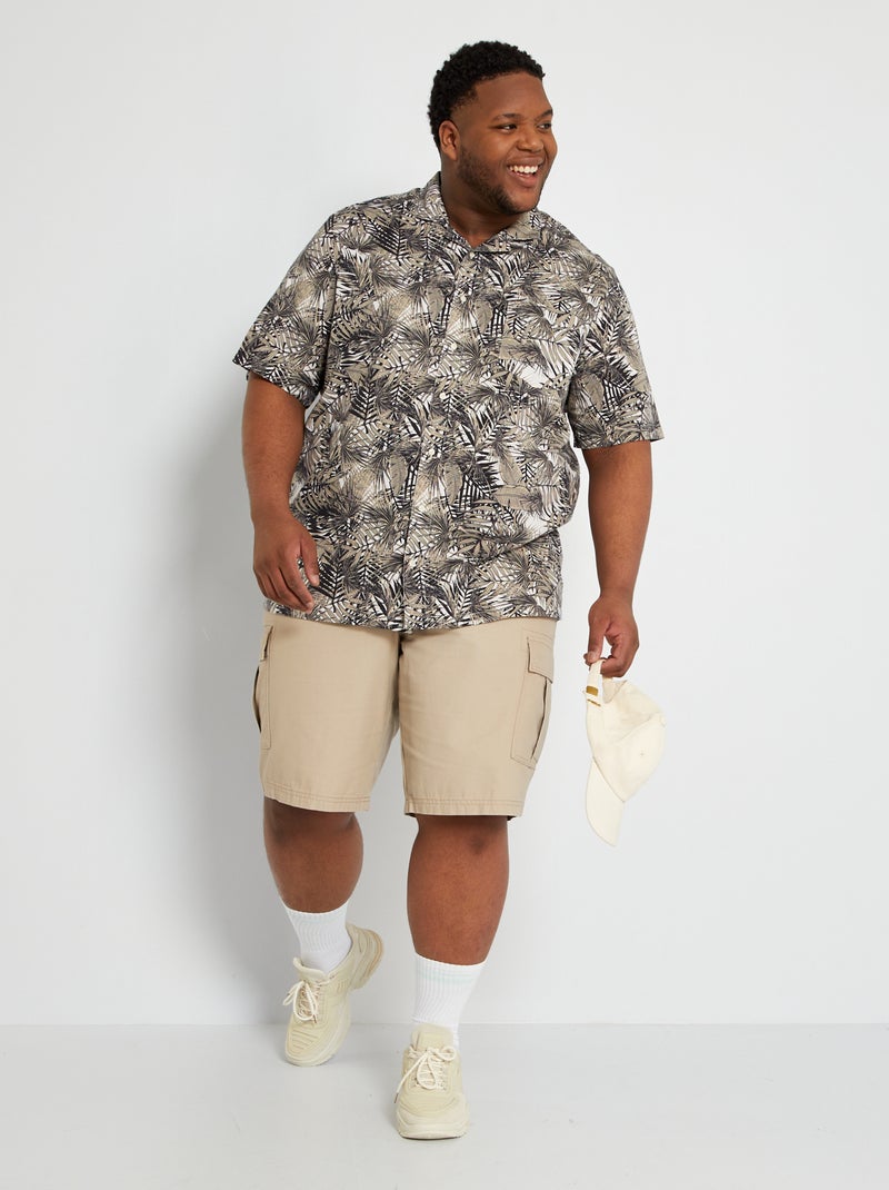 Bermuda avec poches beige - Kiabi