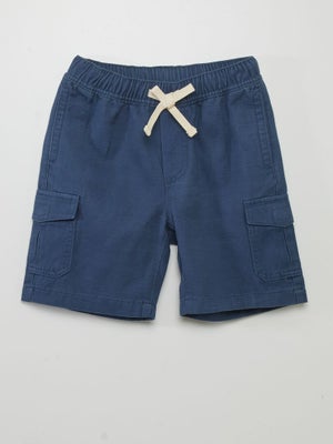 Shorts Cargo Homme Grand Taille - Streetwear, Poches Latérales, Longueur Genou, Coton/spandex, Coupe Droite