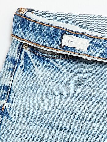 Bermuda baggy denim en coton