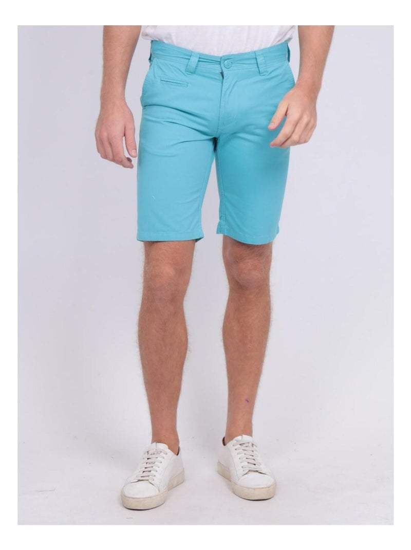 Bermuda BAGOO CASUAL Bleu turquoise - Kiabi