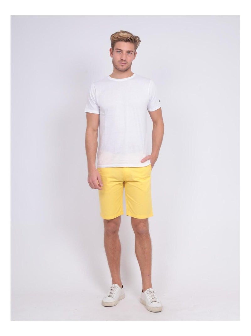 Bermuda BAGOO CASUAL Jaune - Kiabi