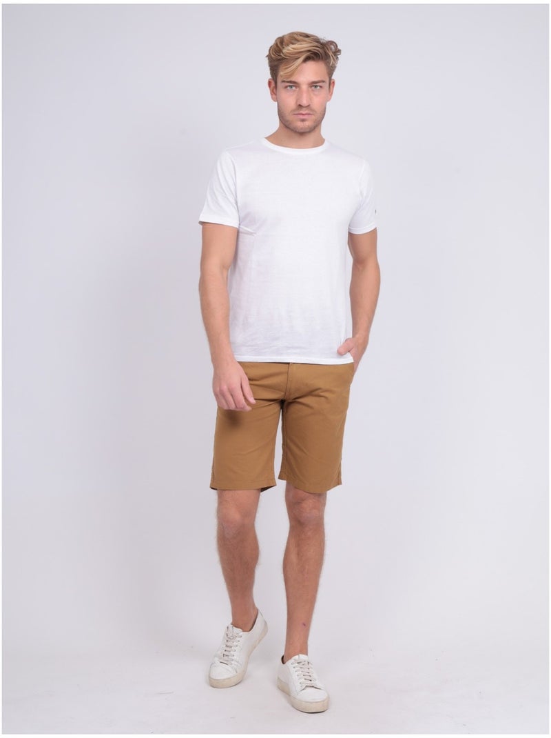Bermuda BAGOO CASUAL Marron glacé - Kiabi