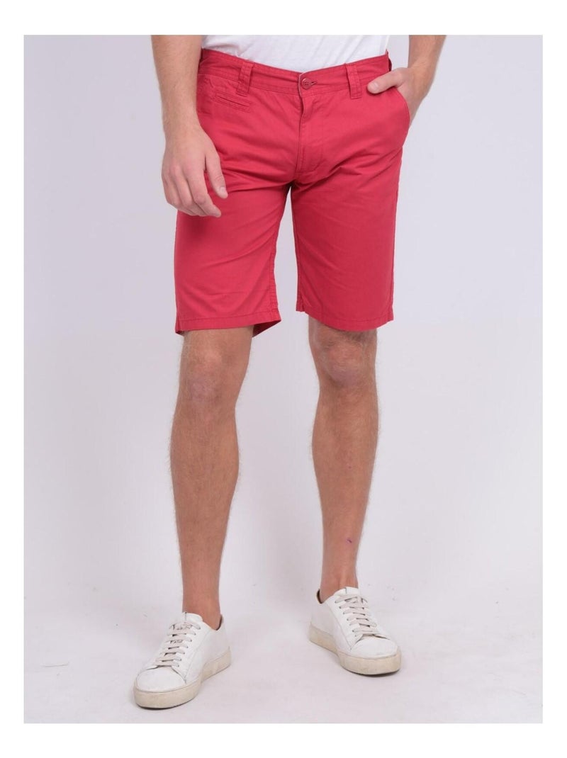 Bermuda BAGOO CASUAL Rouge foncé - Kiabi