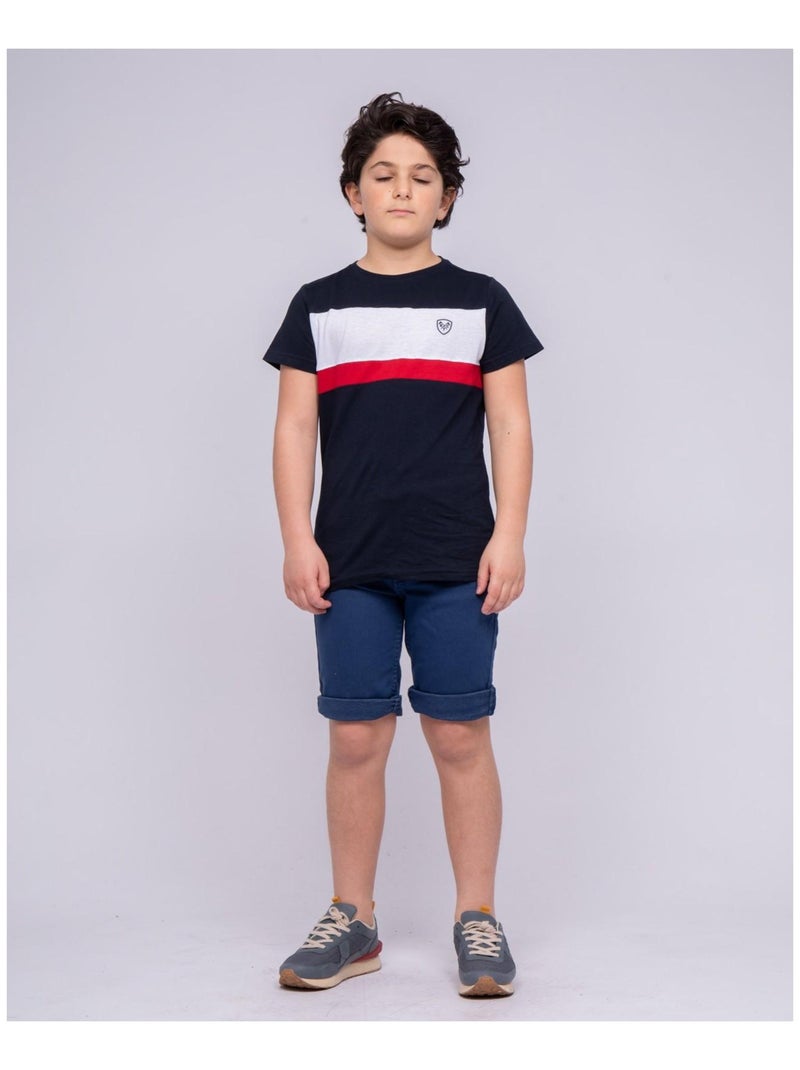 Bermuda BANDAL garçon Bleu roi - Kiabi