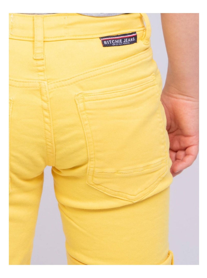 Bermuda BANDAL garçon Jaune - Kiabi