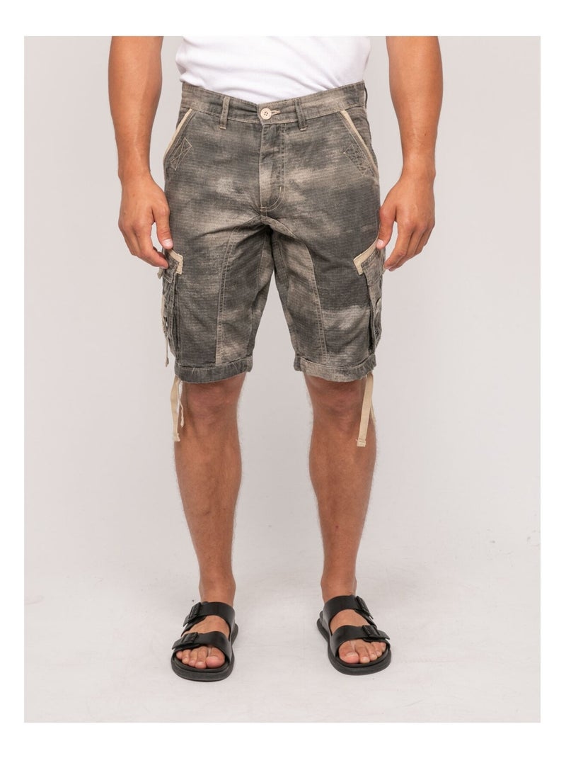 Bermuda battle BAKAMO Beige - Kiabi
