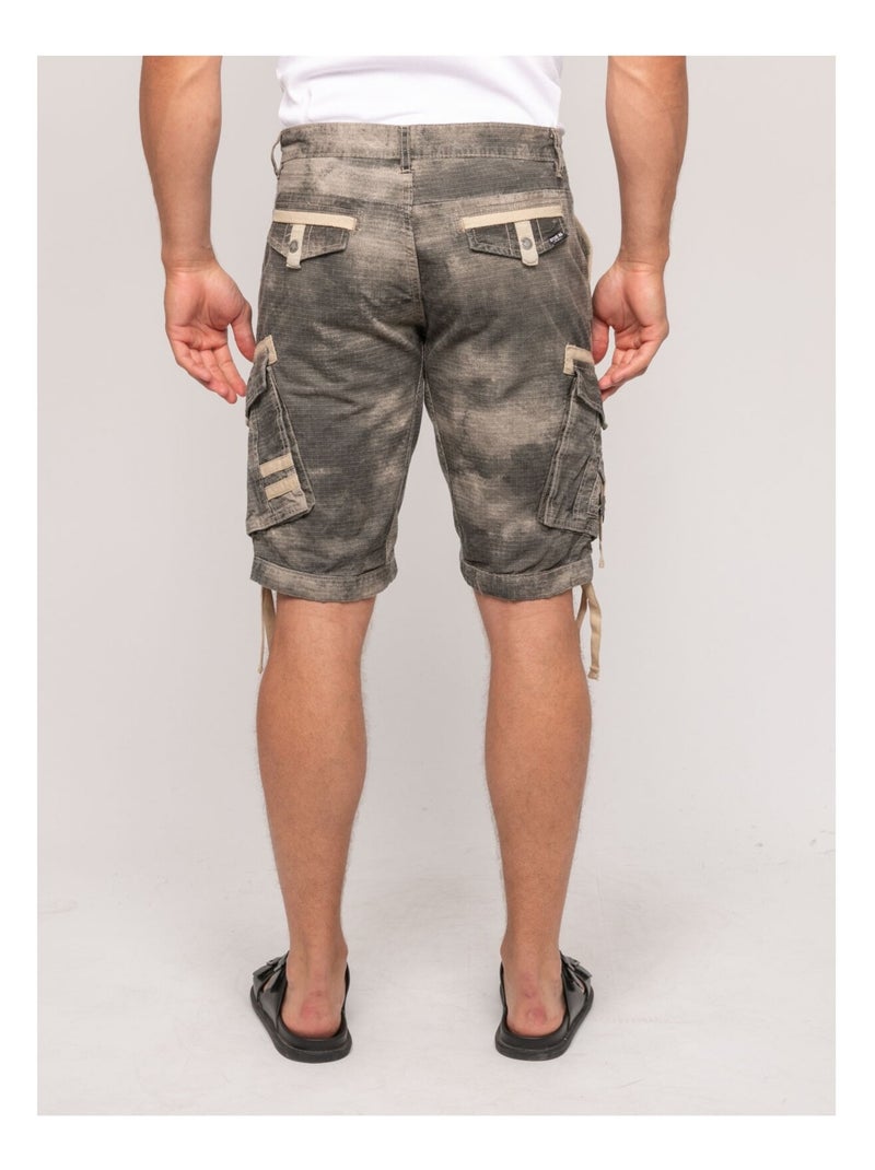 Bermuda battle BAKAMO Beige - Kiabi