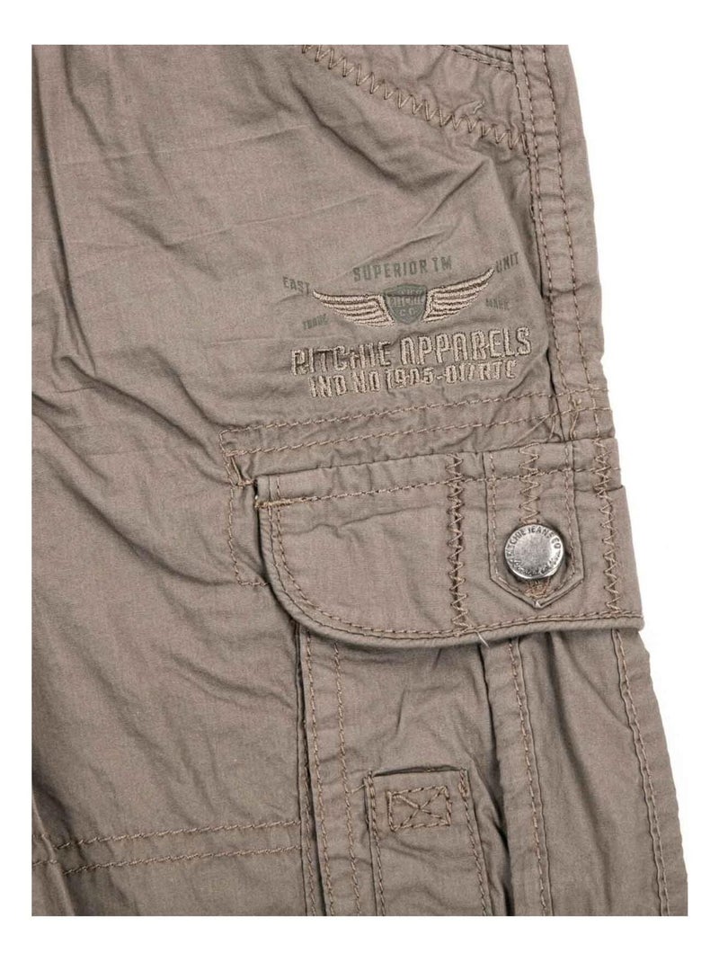 Bermuda battle BARBAN garçon Marron - Kiabi