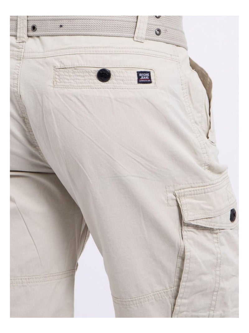 Bermuda battle BASTAGONG Beige - Kiabi