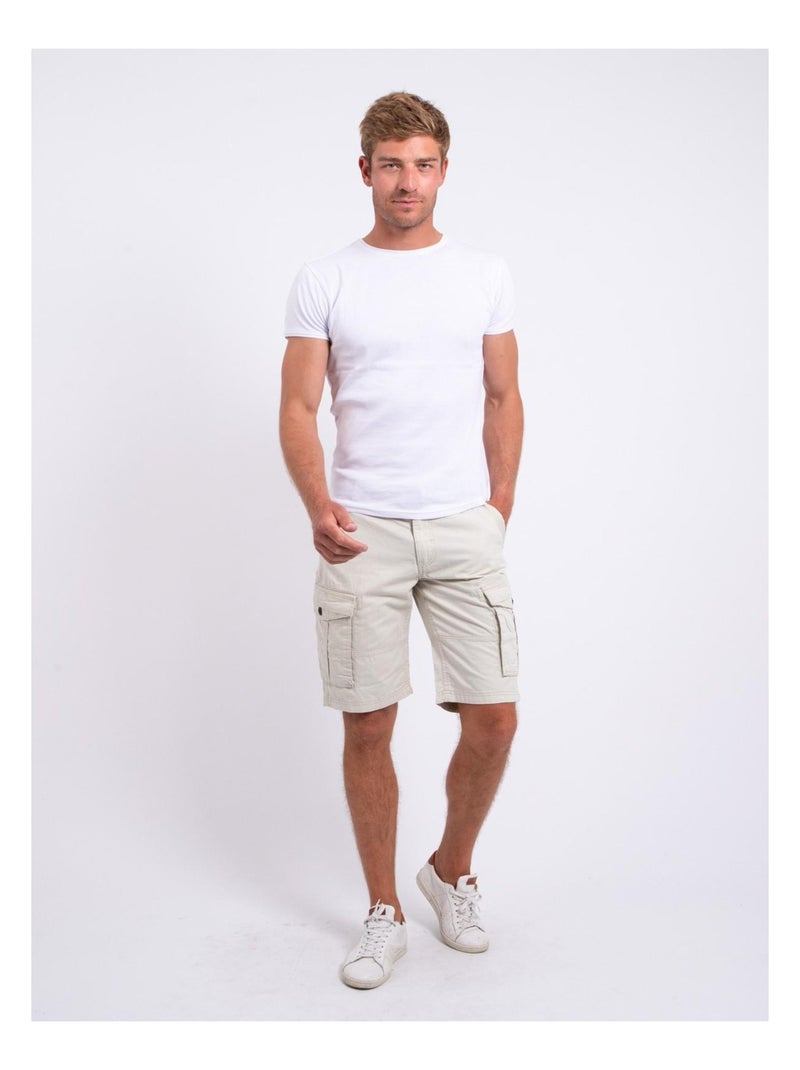 Bermuda battle BASTAGONG Beige - Kiabi