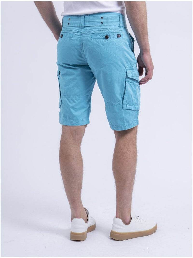 Bermuda battle BASTAGONG Bleu turquoise - Kiabi