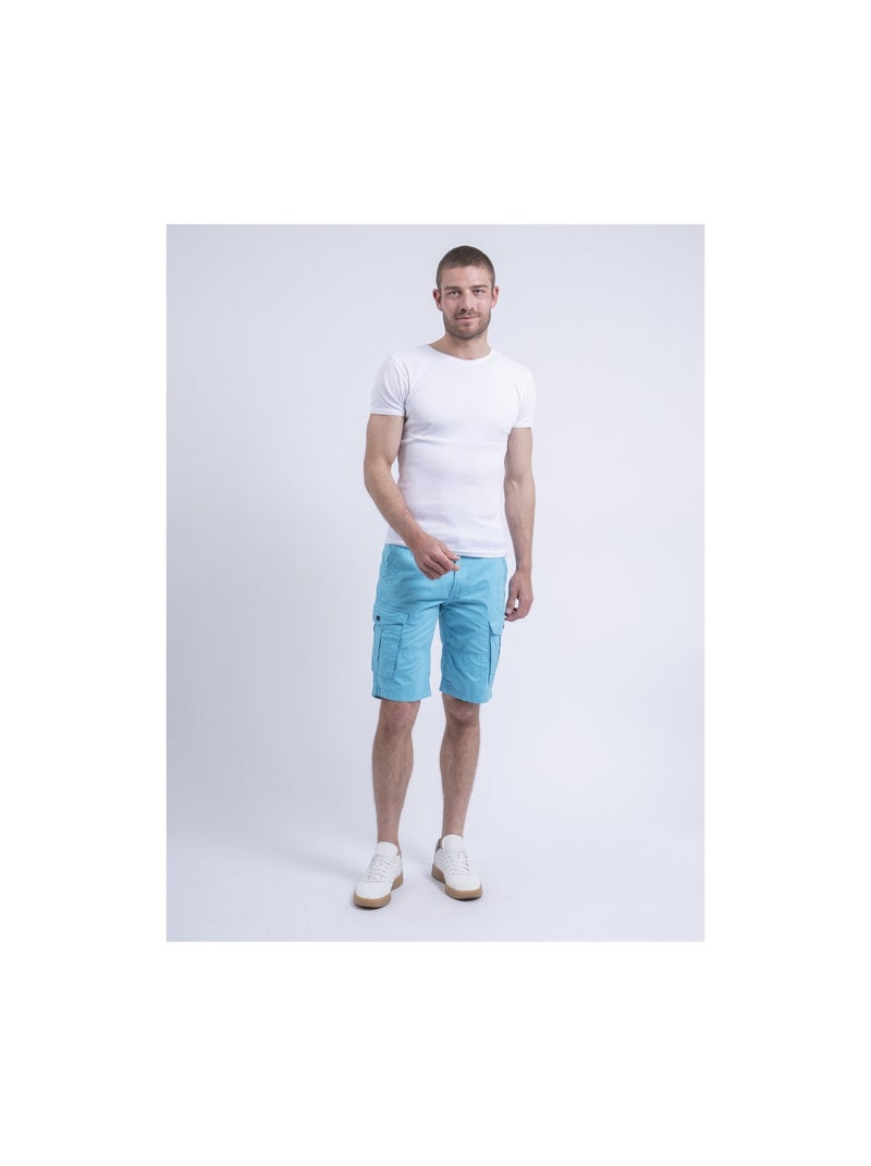 Bermuda battle BASTAGONG Bleu turquoise - Kiabi