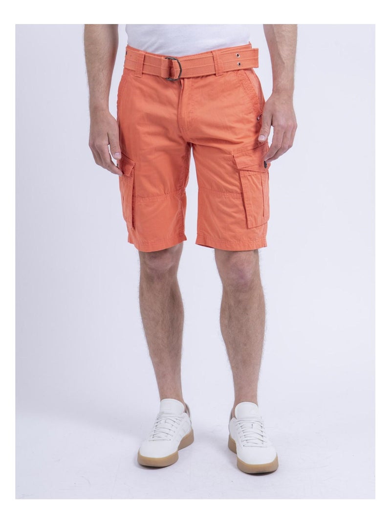 Bermuda battle BASTAGONG Orange corail - Kiabi