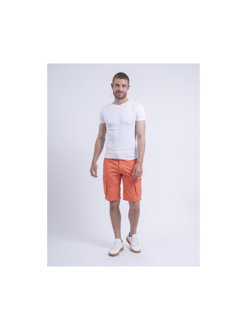 Bermuda battle BASTAGONG Orange corail - Kiabi