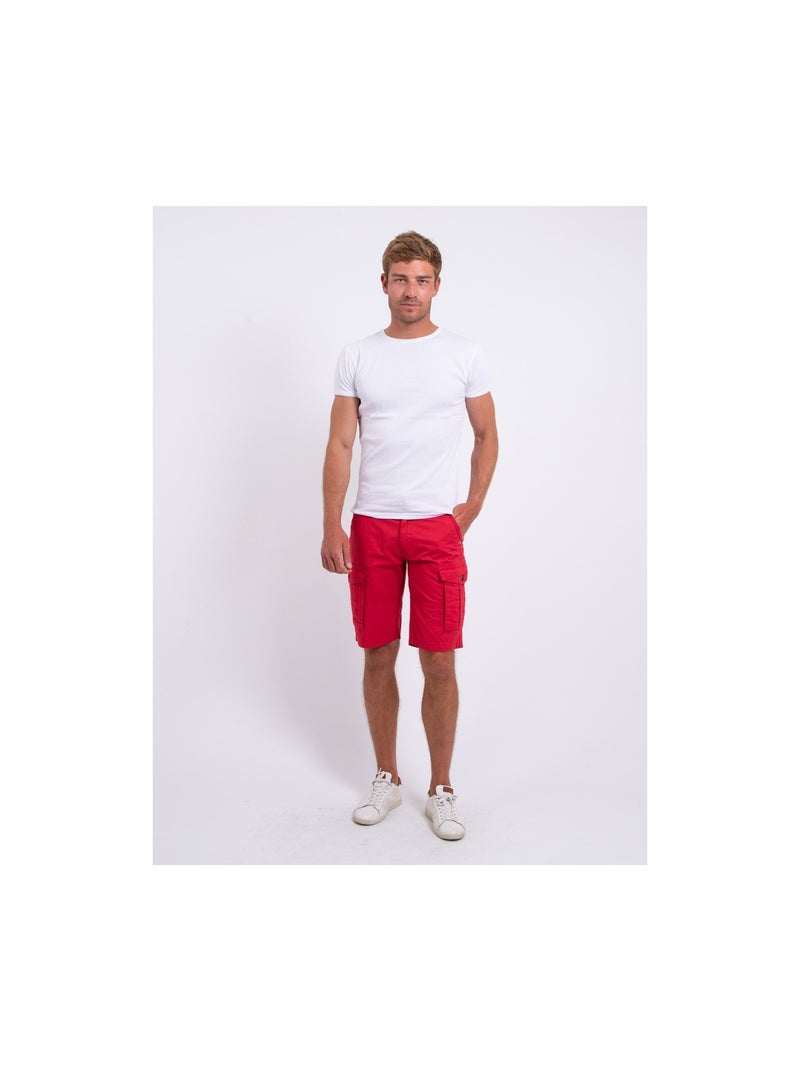 Bermuda battle BASTAGONG Rouge - Kiabi