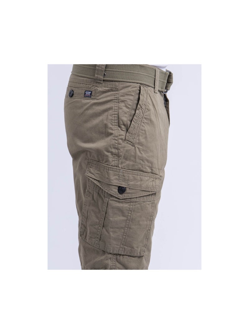 Bermuda battle BASTAGONG Vert kaki clair - Kiabi