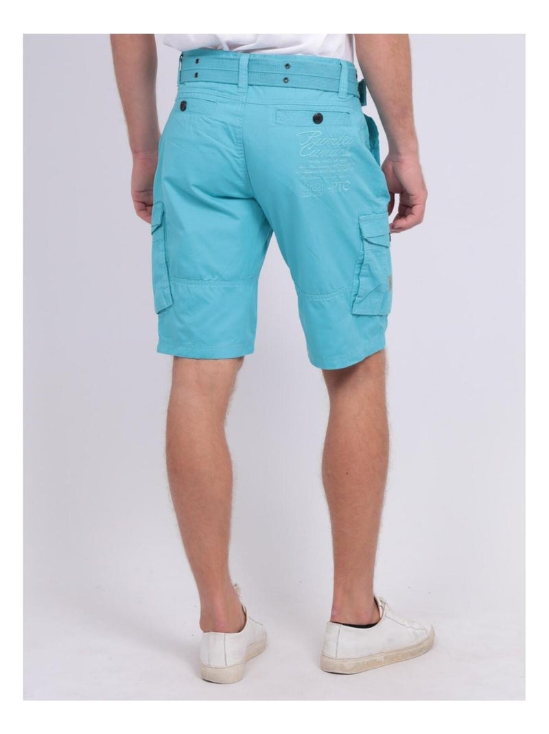 BERMUDA BATTLE BASTAING Bleu turquoise - Kiabi