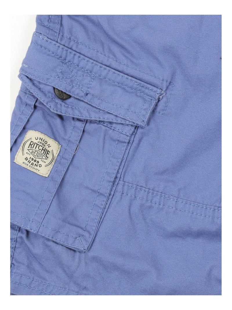 BERMUDA BATTLE BASTAING BOY Bleu - Kiabi