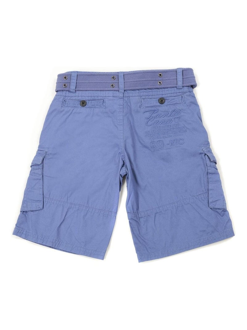 BERMUDA BATTLE BASTAING BOY Bleu - Kiabi