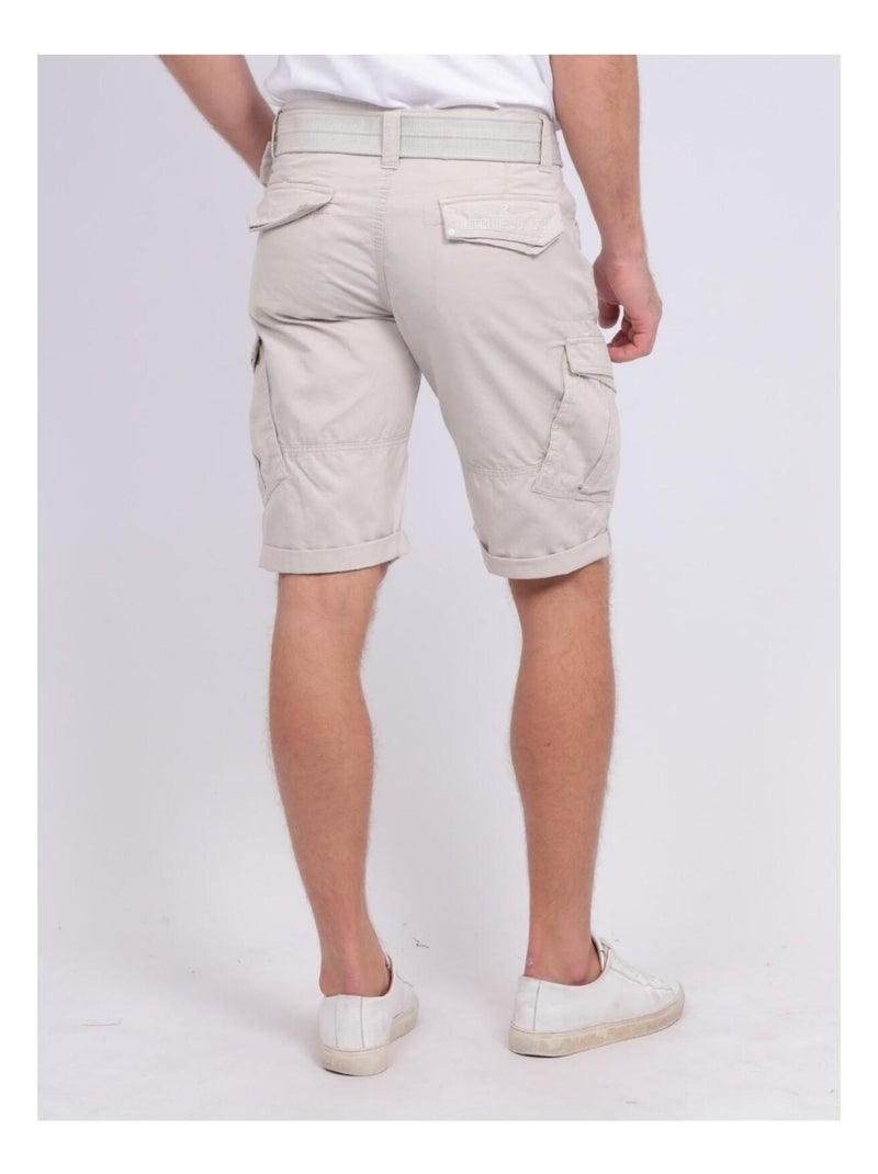 Bermuda battle BATISTIN Beige - Kiabi