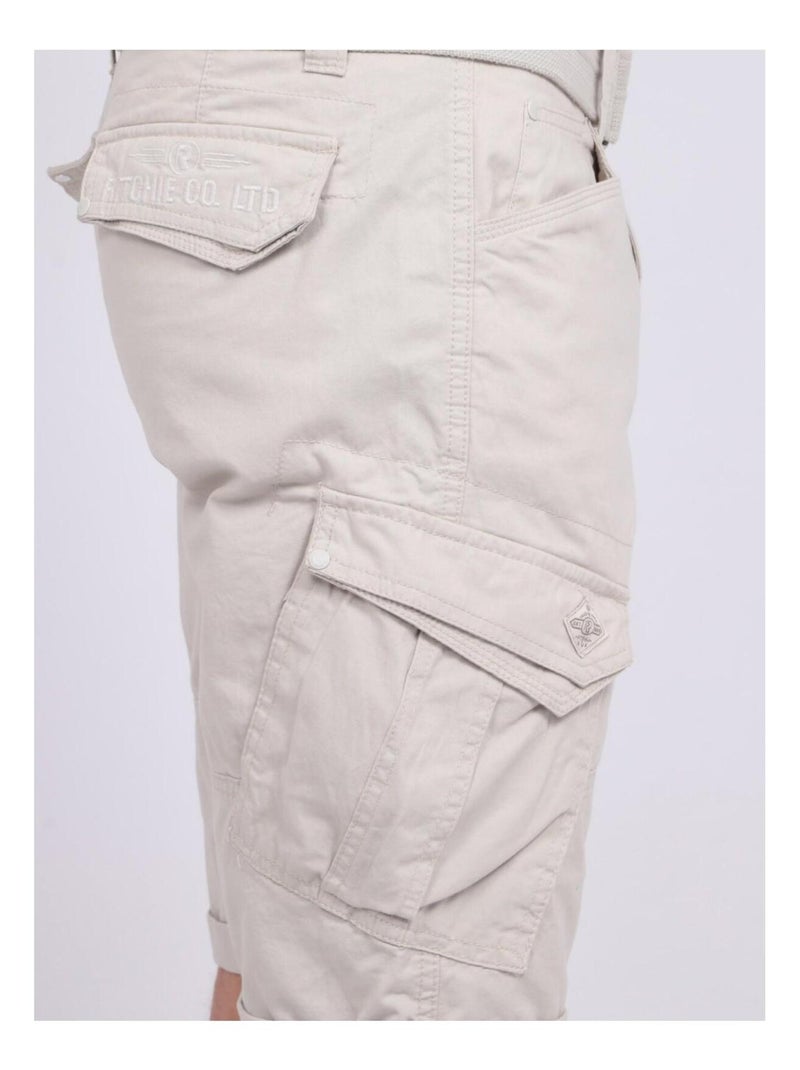 Bermuda battle BATISTIN Beige - Kiabi