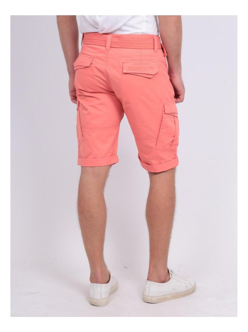 Bermuda battle BATISTIN Orange corail - Kiabi