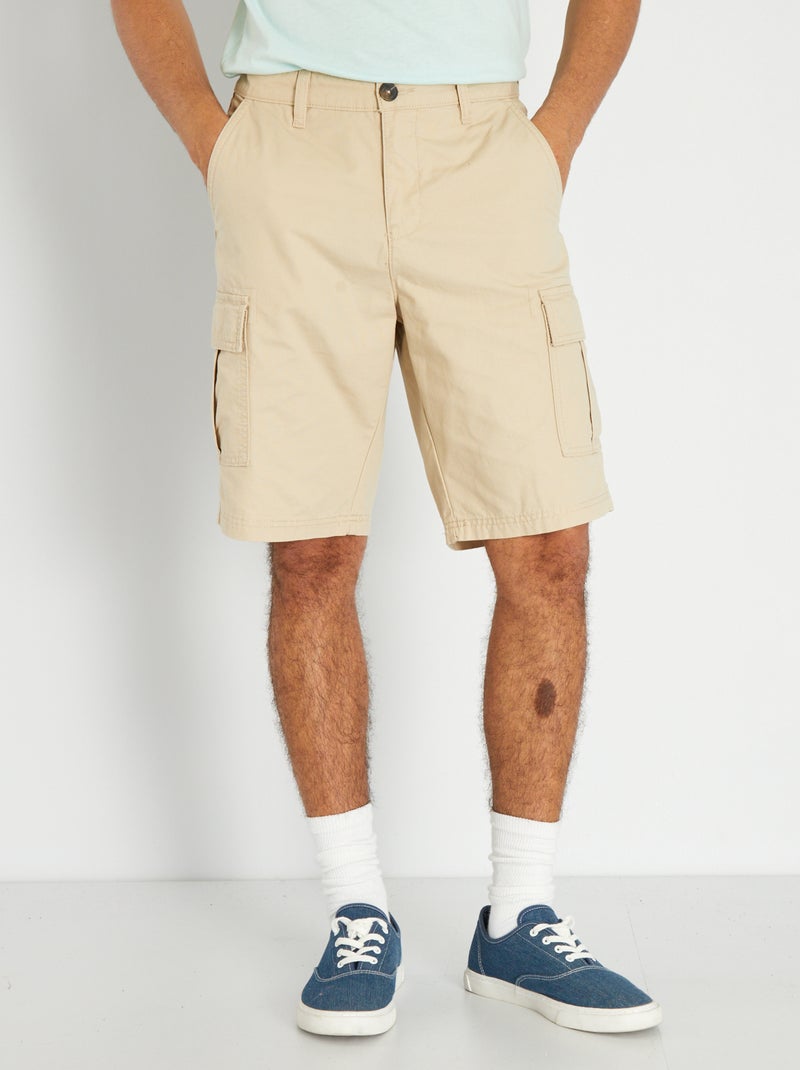 Bermuda battle beige crème - Kiabi
