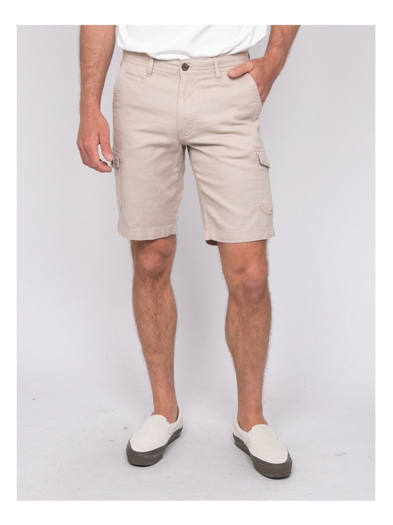Bermuda battle BUDINO Beige - Kiabi