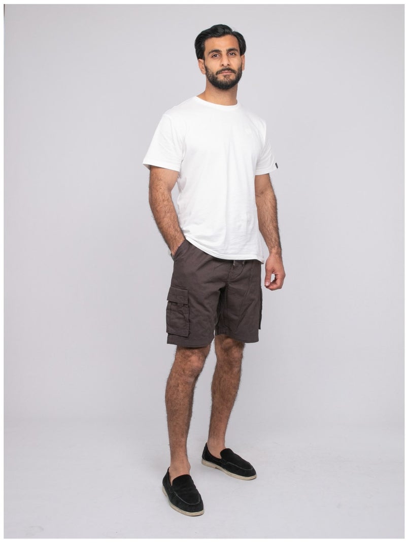 Bermuda battle coton BURT gris anthracite - Kiabi