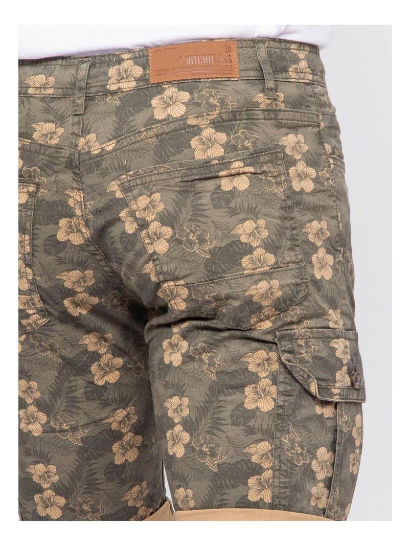 Bermuda battle motifs BANZO Kaki - Kiabi