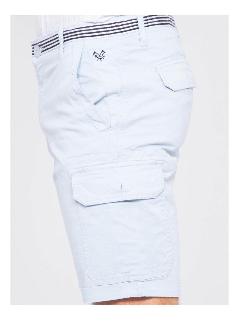 Bermuda battle slim BIZZO Bleu ciel - Kiabi