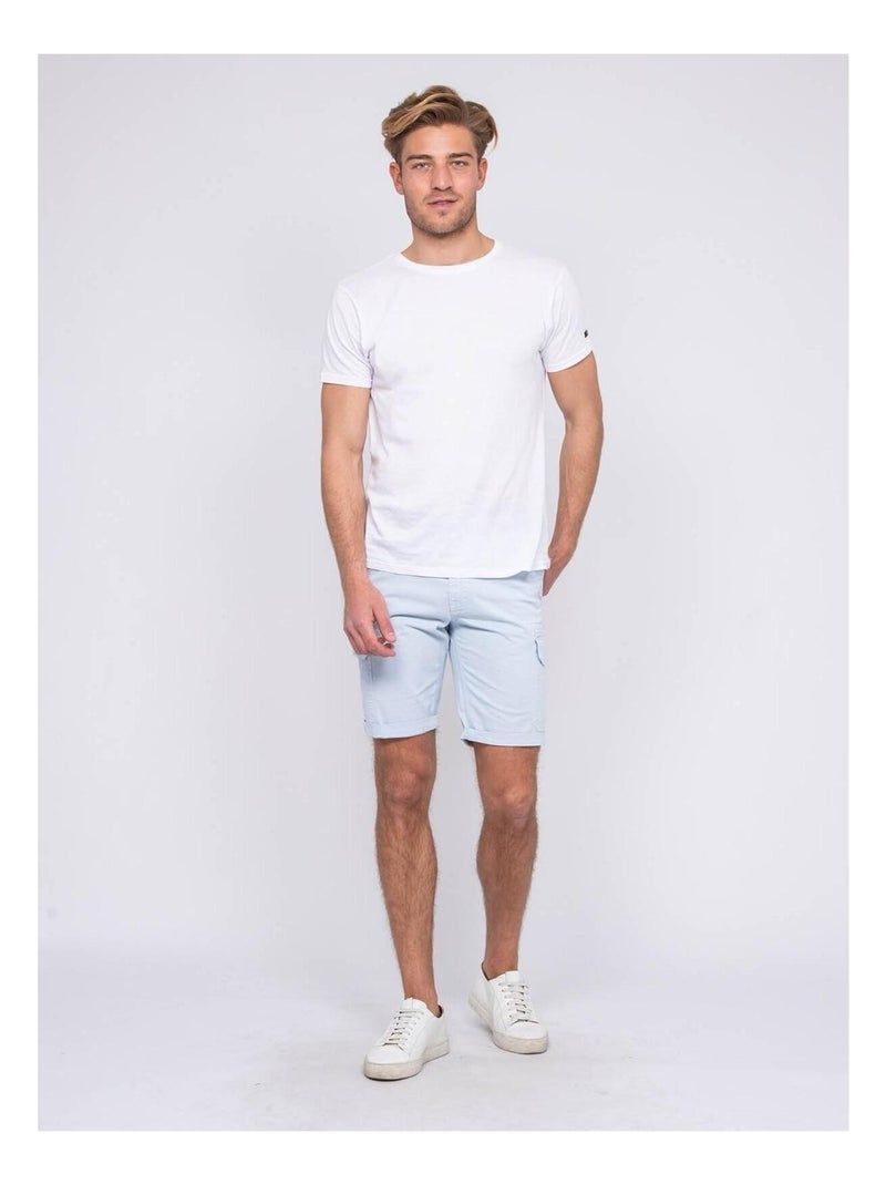 Bermuda battle slim BIZZO Bleu ciel - Kiabi